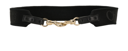 Chloe Strap, &pound;140, Accessories, Black, Polyester, Front view